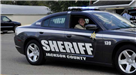 Mike Ezell in His Sheriffs Car