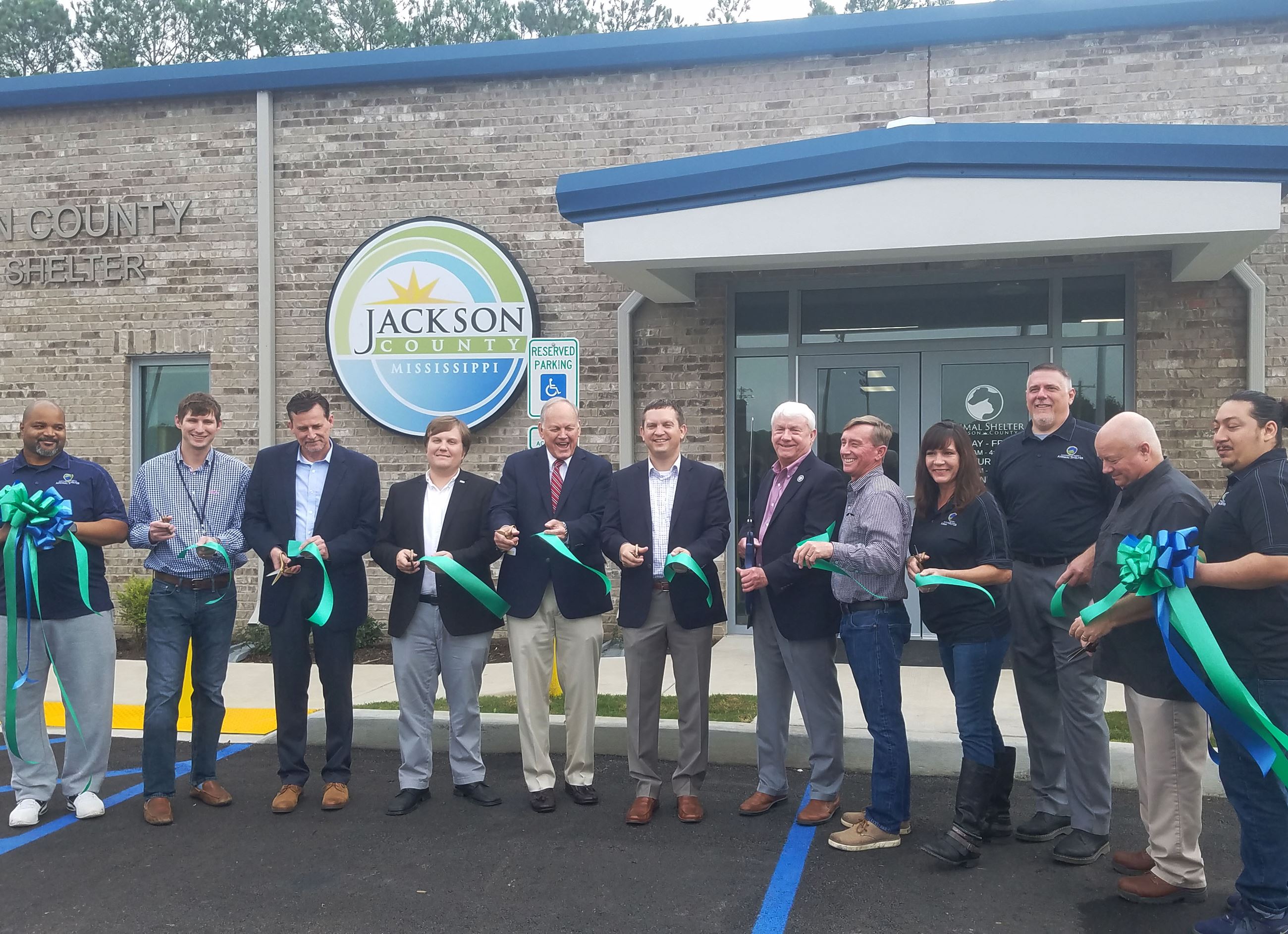 Ribbon Cutting - Phase I Animal Shelter