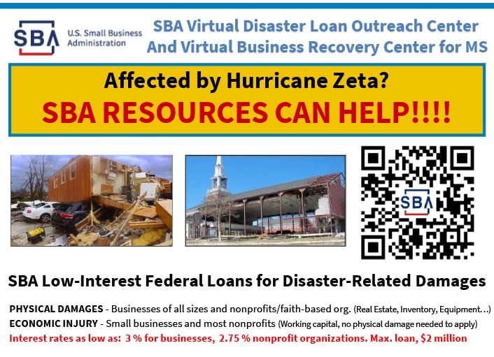SBA-ZETA Disaster Loans