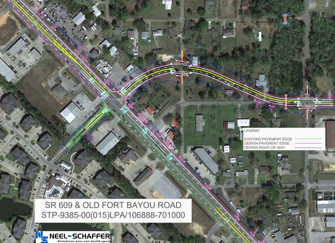 Old Ft. Bayou and Hwy 609 Intersection